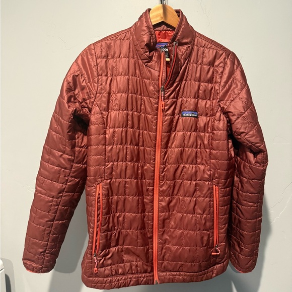 Patagonia Jackets & Blazers - Patagonia women’s  Rust Red Quilted nano Puffer Jacket